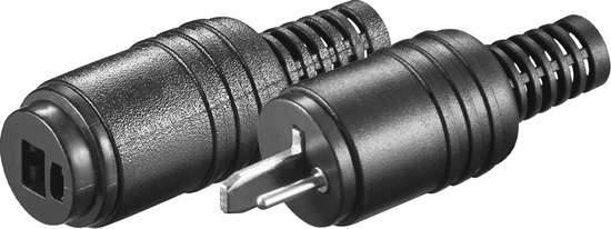 Luidspreker DIN stekker - 2-Pins - Schroefbaar - Male/Female - 1 Set