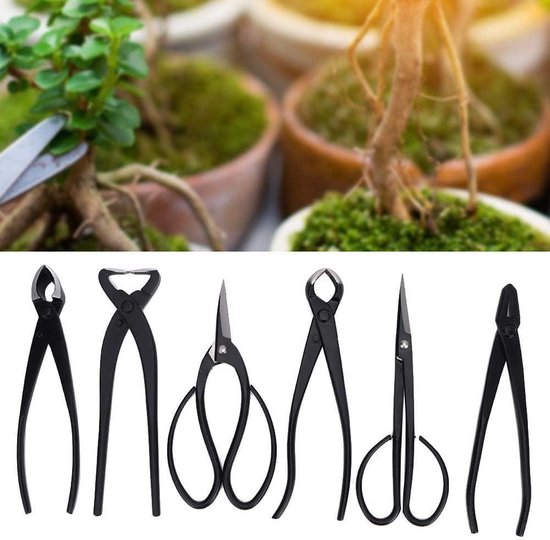 Bonsai Kweek Met Tas,Preciva 13 Stuks Tuingereedschap Set, Bonsai Tool Kit Tuinset Bestaande Uit Schep, Hark, Tuinschaar (Blauw