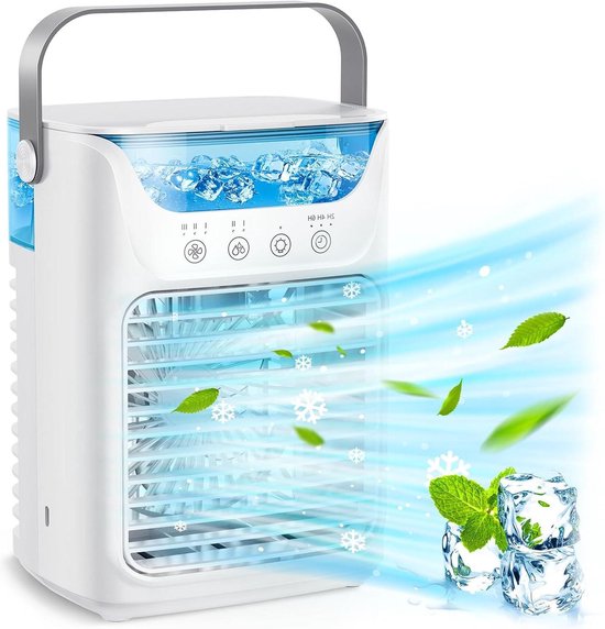 Mobiele airconditioning - 4-in-1 draagbare airconditioner & luchtkoeler Mobiele airconditioning - 4-in-1 draagbare airconditioner & luchtkoeler