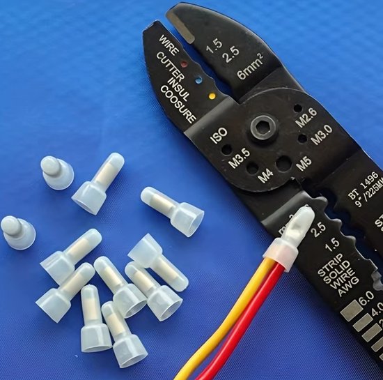 Stootverbinder Geïsoleerd Blauw 4.5MM A-Kwaliteit