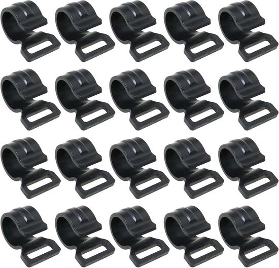10x Zeltstangen Clips C-Form - Robustes Camping Zubehör Für Outdoor Abenteuer
