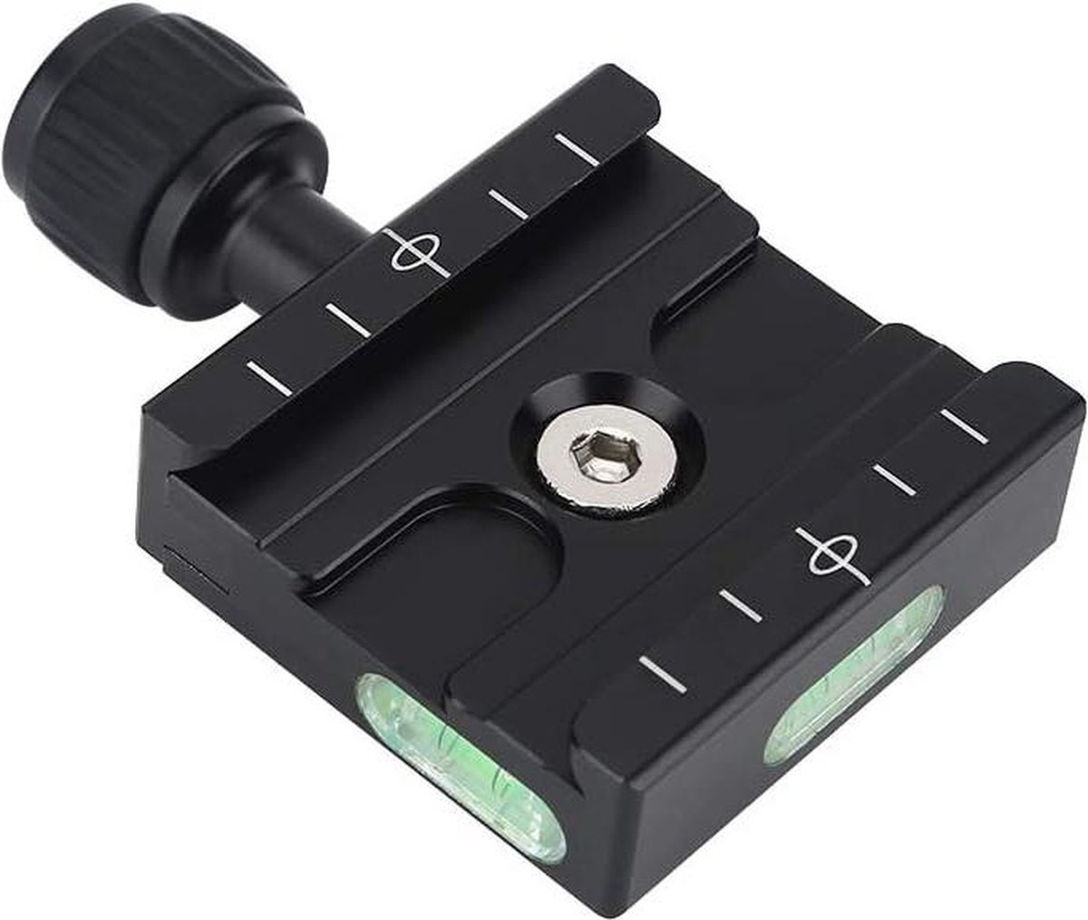 Swivel Stud Stijl Bipod Arca Rail Adapter - Black Metal Quick Release Plaat - Arca Rrs Benropod Hoofd Lj .