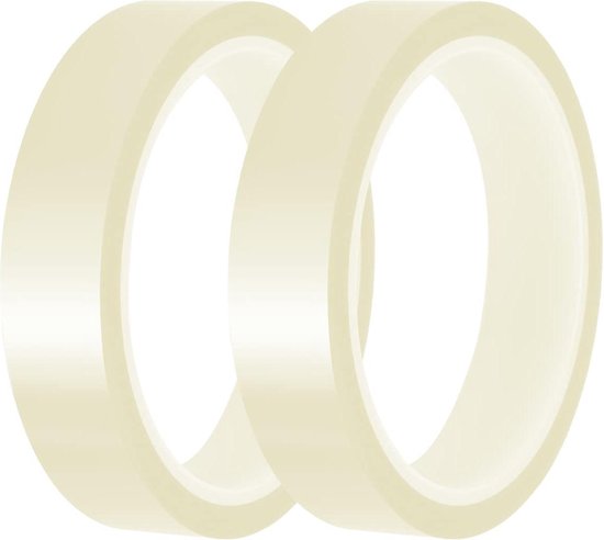 QILIMA 5 rollen 25 mm x 33 m thermo-plakband, hittebestendig plakband