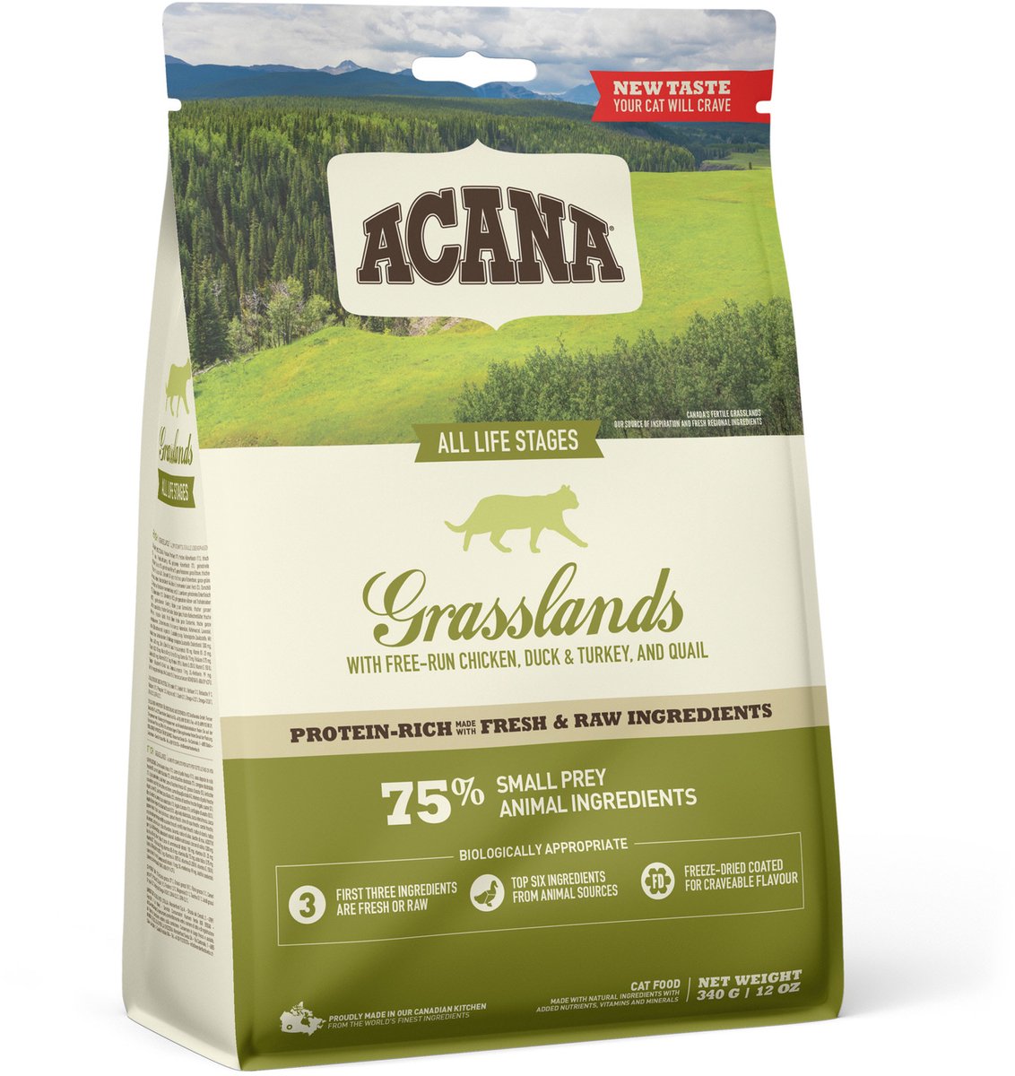 Acana Kattenvoer Grasslands 340 gr