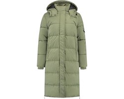 Malelions Matt Long Puffer Winterjas Dames - Maat XS