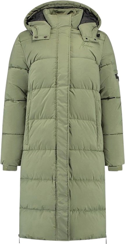 Malelions Matt Long Puffer Winterjas Dames - Maat XS