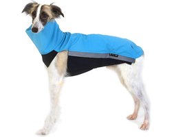 Hondenjas van Softshell - Aqua - Softshell body - Windhonden - Whippet - Rapid Dog Wear - Maat XS