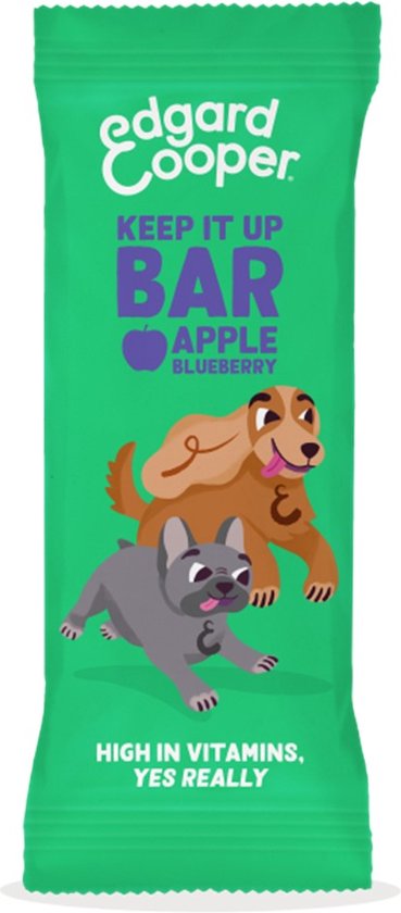 Edgard & Cooper Bar 30 g - Hondensnacks - Appel