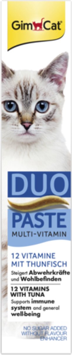 50g GimCat Duo Paste multivitamine en tonijn kattensnack