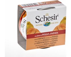 Schesir Hondenvoer Kip - Papaya 150 gr