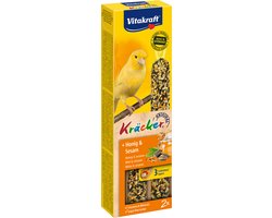 Vitakraft Kanarie Kracker 2 in 1 Honing 2 stuks