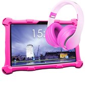 Pack Enfant AngelTech Tablette Enfant XL + Écouteurs Enfant - Forfait Discount - Rose