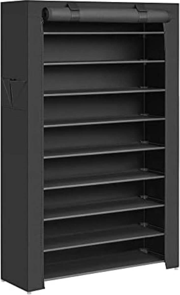 Solacis Schoenen Opbergsysteem - Schoenen Organizer - Schoenenbox - Schoenen Opbergen - Must Have In Huis! Zwart