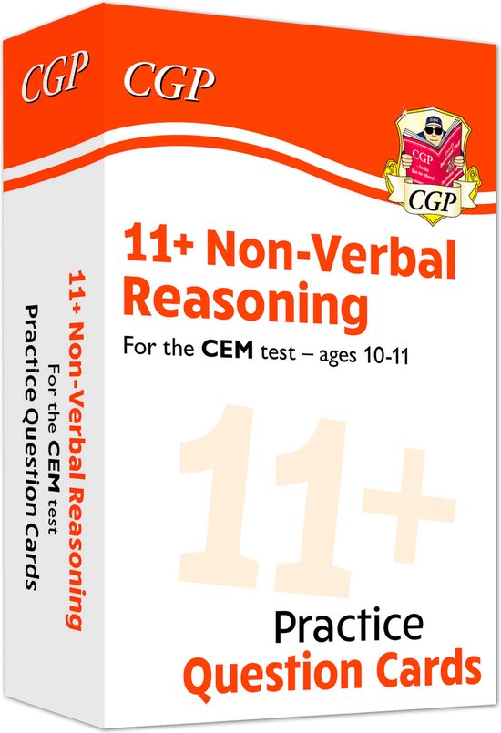 New 11+ CEM Non-Verbal Reasoning Practice Question Cards - A ... - cover