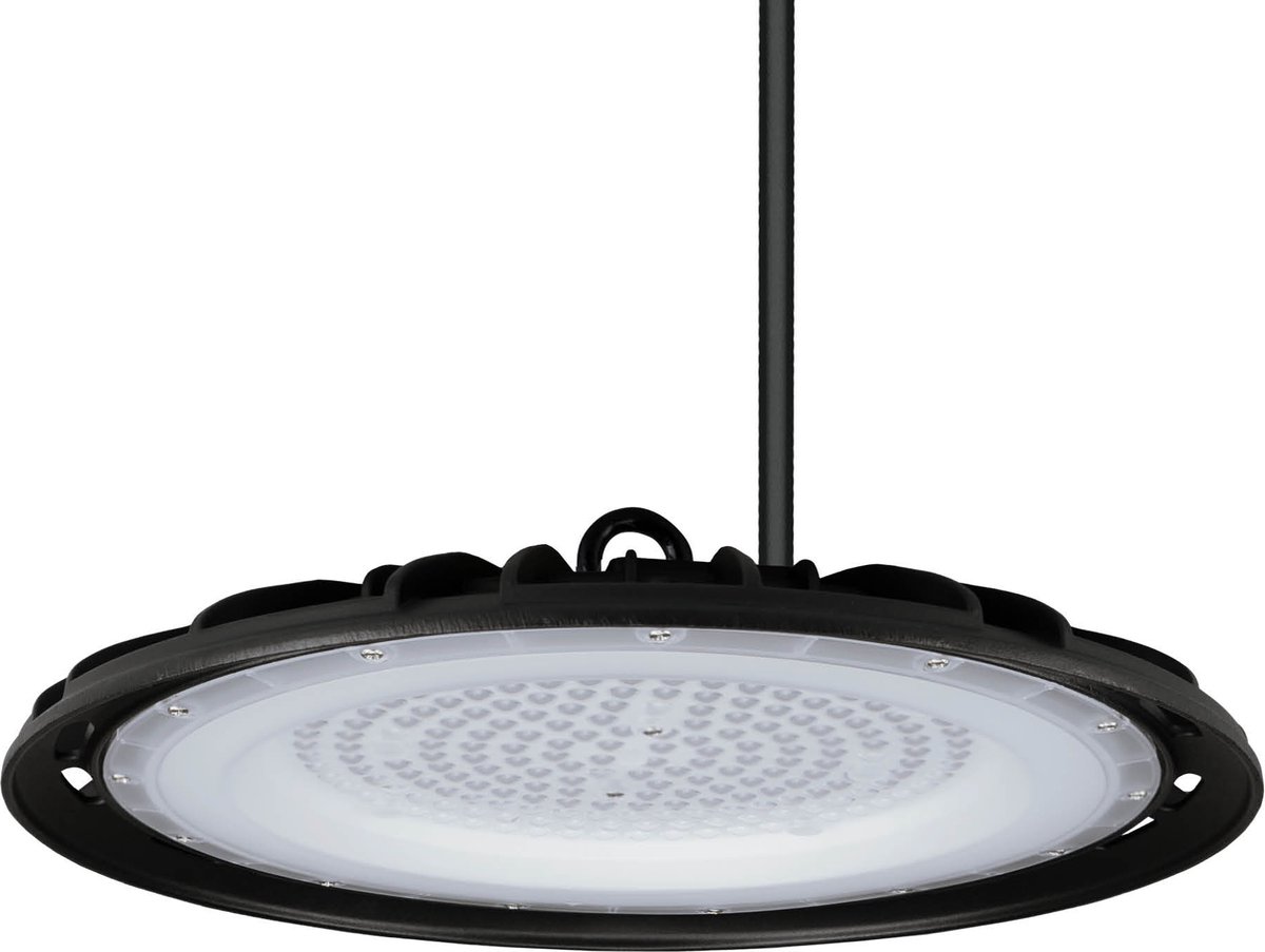 LEDVION UFO LED High bay 120° 150W 115 lm/W 6500K IP65 Zwart