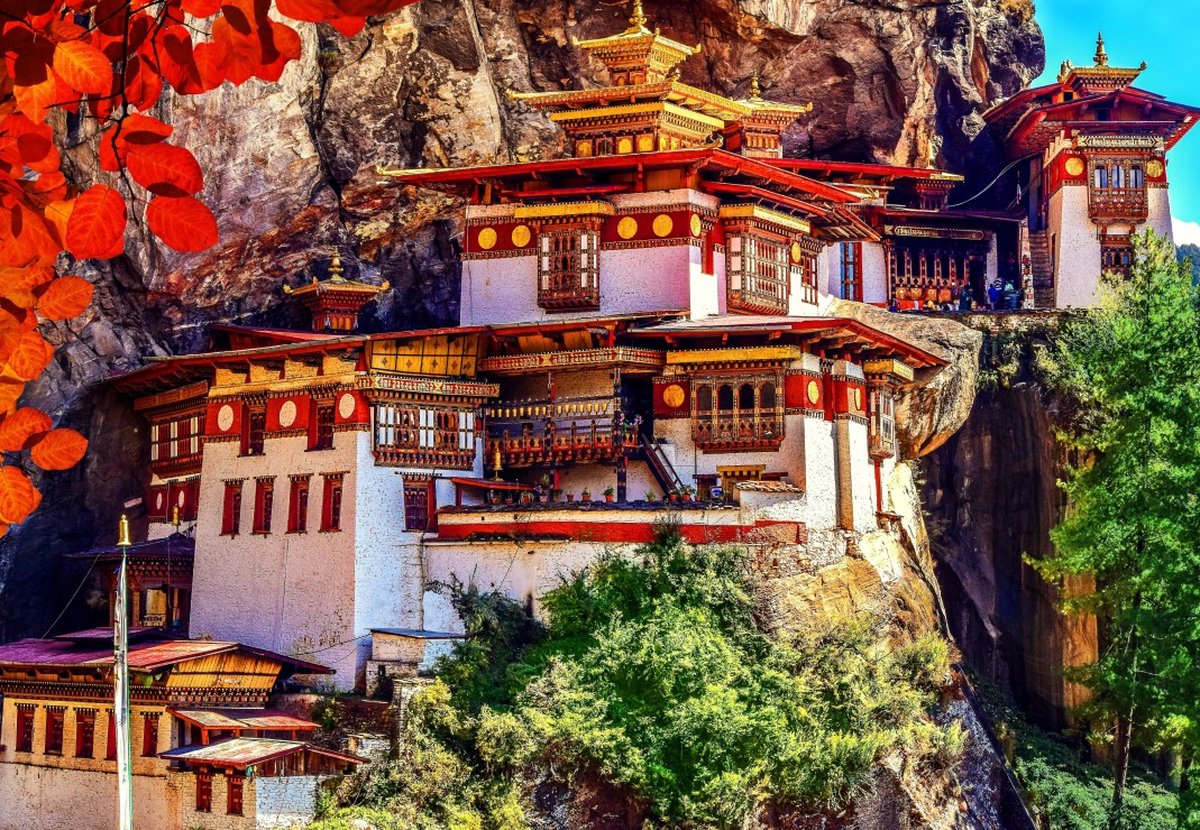 Bluebird puzzel Taktsang, Bhutan - 1000 stukjes.