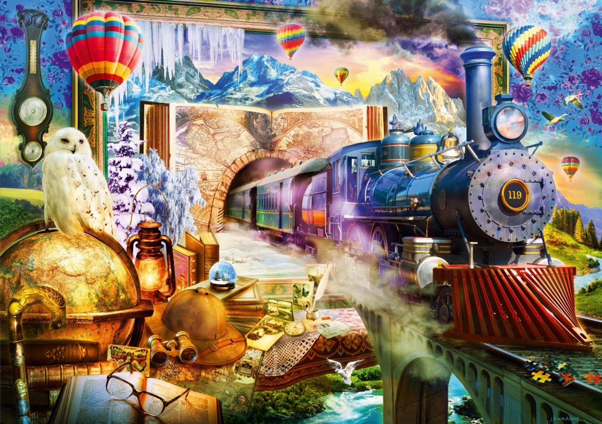 Bluebird puzzel Magical Journey - 1000 stukjes.