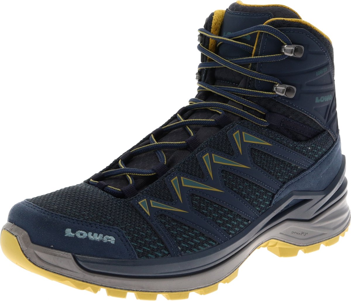 Lowa Innox Pro GTX Mid Wandelschoenen Heren Steel Mustard 41 Blauw