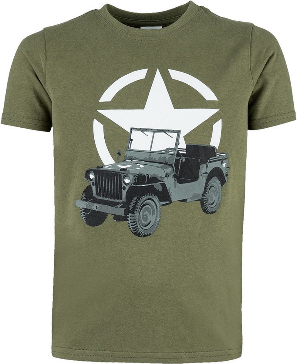 101 INC Kids t-shirt Jeep Groen
