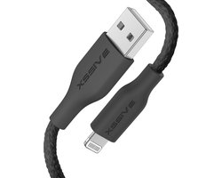 USB Kabel 1 Meter - Geschikt voor Apple CarPlay en iPhone 14, 13, 12, 11, X met Lightning Oplader Kabel - Origineel Xssive Kabels