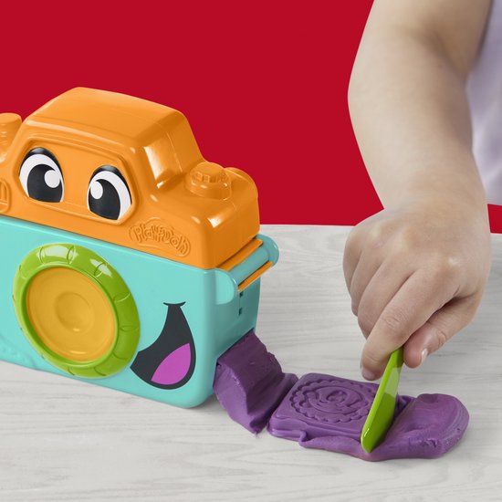 Play-Doh Fotoplezier Voor Beginners Speelset - Boetseerklei - Speelgoedcamera - 3 Play-Doh Potjes - Knutselen voor kinderen