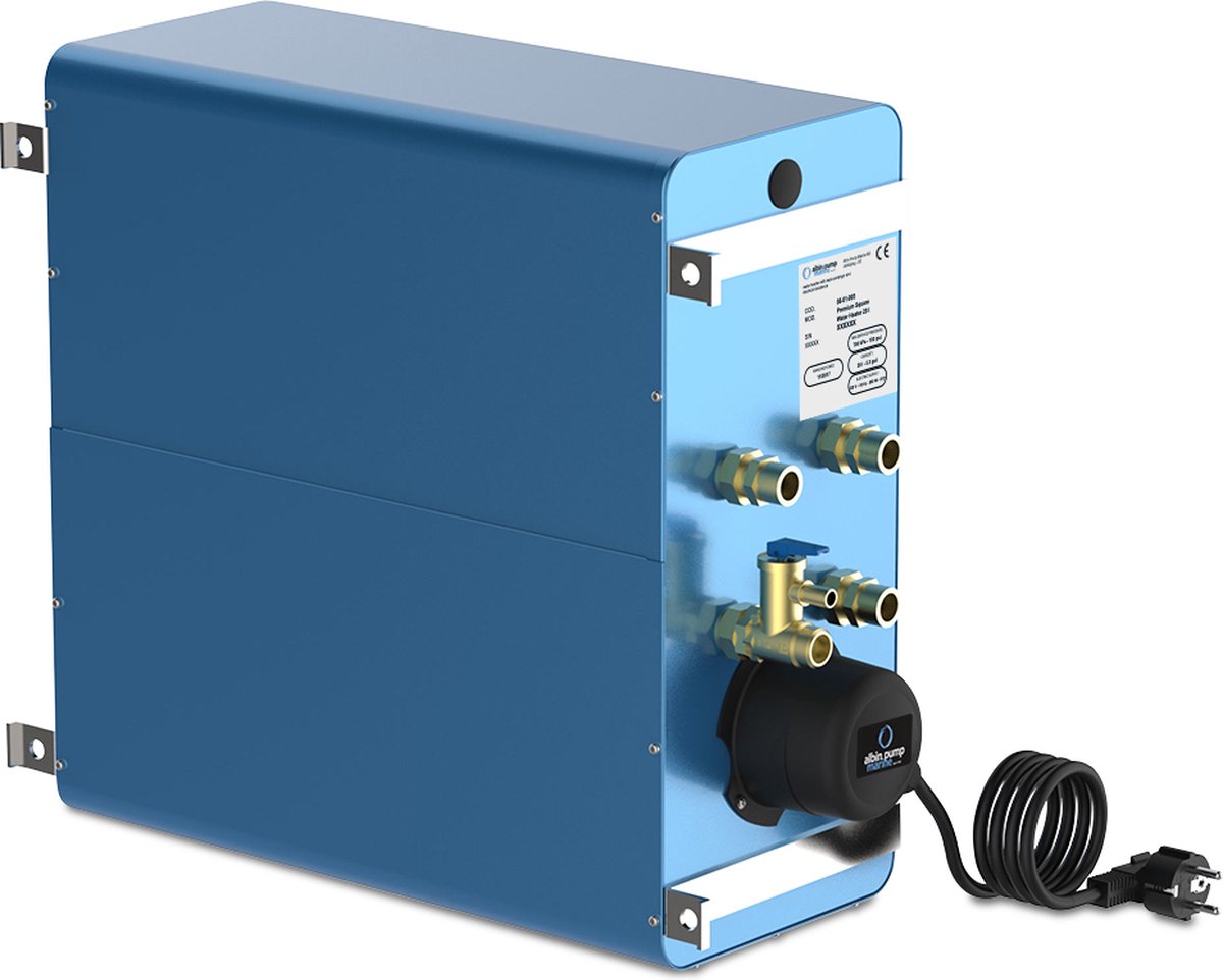 Albinus 230V rechthoekige Boiler 20 liter | 08-01-005