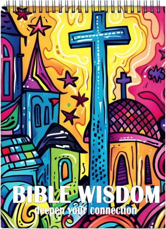 Bijbels Kleurboek – Bijbelteksten – Christelijk Kleurboek – Kleurboek Voor Volwassenen En Kinderen – Bijbelse Quotes Kleurplaten – Bijbelteksten Om In Te Kleuren – Christelijke Kleurplaten – Spiraalgebonden – 28,5x21cm – 24 Tekeningen