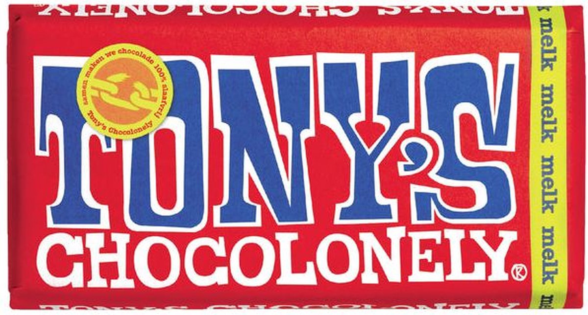 Melk Chocolade Reep - Melkchocolade Reep - 180 gram van Tony's Chocolonely — cadeau in Eten & Drinken - foto 2