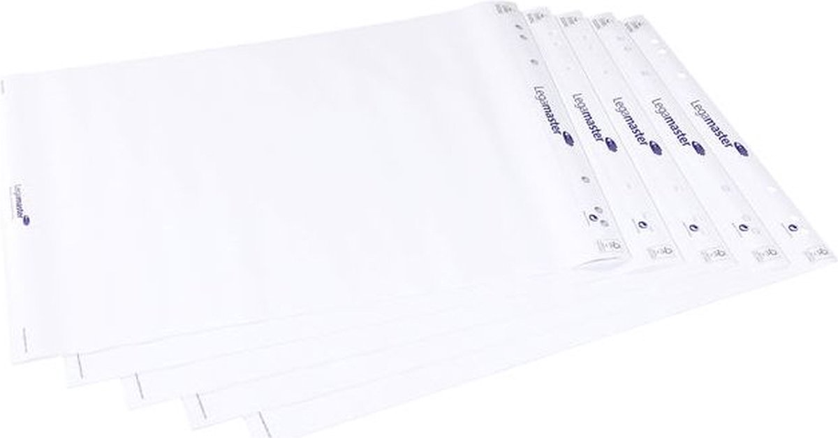 Legamaster flipover papierblok blanco 5 pak à 20 vel