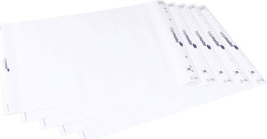 Legamaster flipover papierblok blanco 5 pak à 20 vel