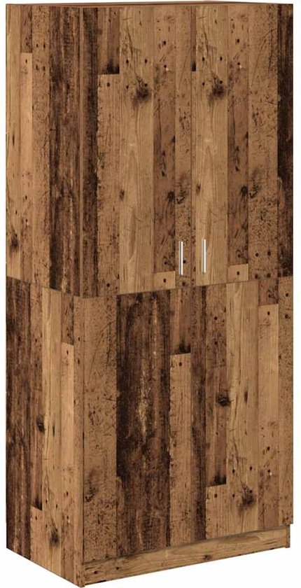 vidaXL Unterschrank 60 x 57 x 207 cm Küchenschrank Kalmar Hochglanz-Weiß Holzwerkstoff