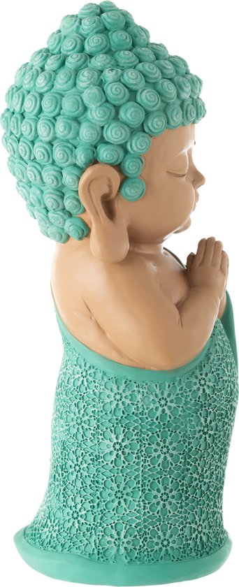 J-Line figurine Moine Prière - polyrésine - azur