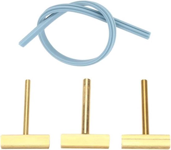 Torribaly 3 stuks messing soldeerpunten USB soldeerboutpunten, soldeerpunt voor soldeerstations met E10-interface, soldeerboutpunten, soldeerpunt, vervangende soldeerpuntenset voor USB-soldeerpunten