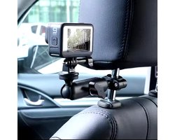 Voertuig Auto Hoofdsteun Camera Mount Houder Voor Pov Gelede Actie Cam Ondersteuning Houder In Auto Voor Gopro Insta360