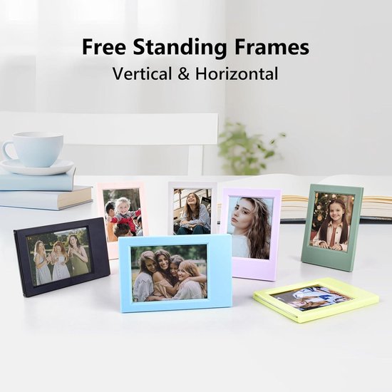 Instax-fotolijst: mini- en vierkante film, zilver/gouden tafelbladdisplay - België