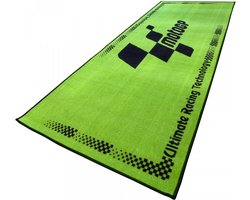Milieumat Biketek Garage Mat motoGP groen zwart voor motor stand Nieuw