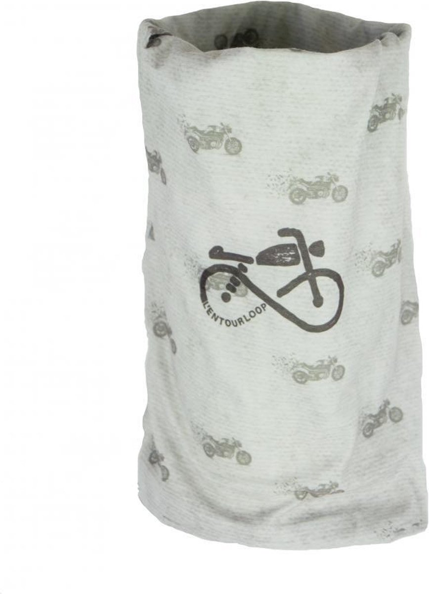 Tour de cou pour moto L'Entourloop Motorcycle Birdy coloris gris 100% polyester