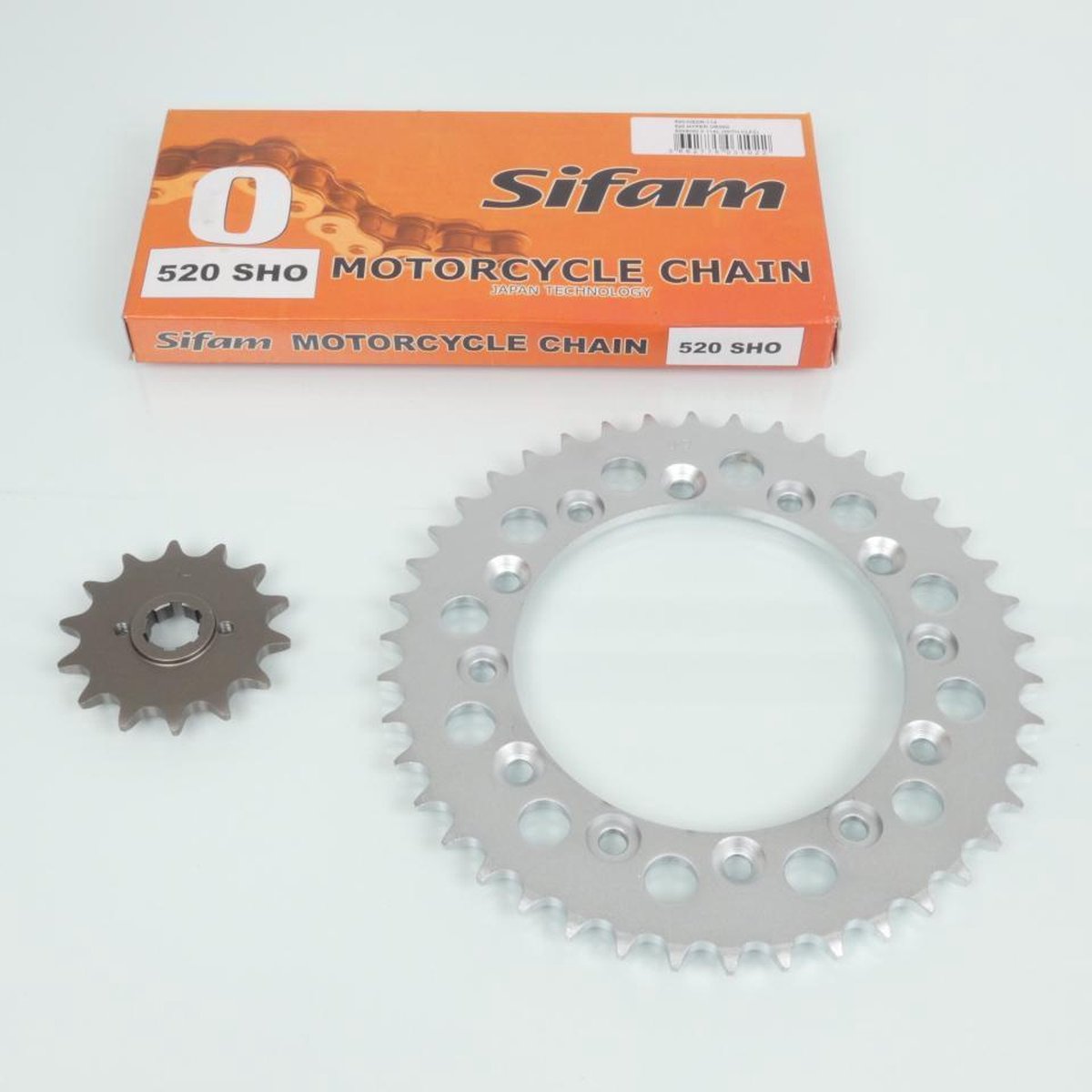 axring kettingset voor motor honda 350 xlr 1984 tot 1987 14x42 p 520 al 130mm nieuw
