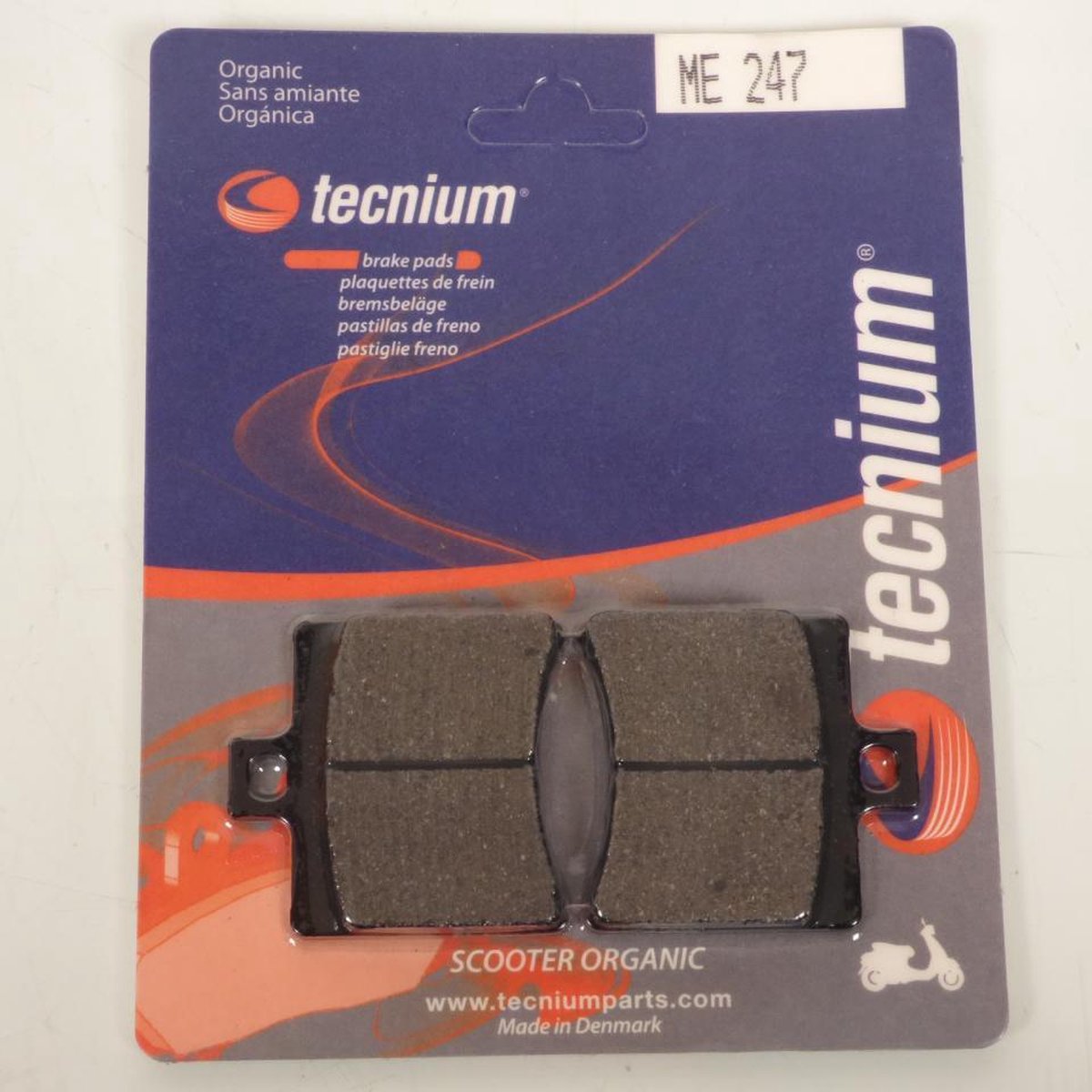 tecnium remblokje voor malaguti 250 phantom max scooter 2005 tot 2006 ar nieuw