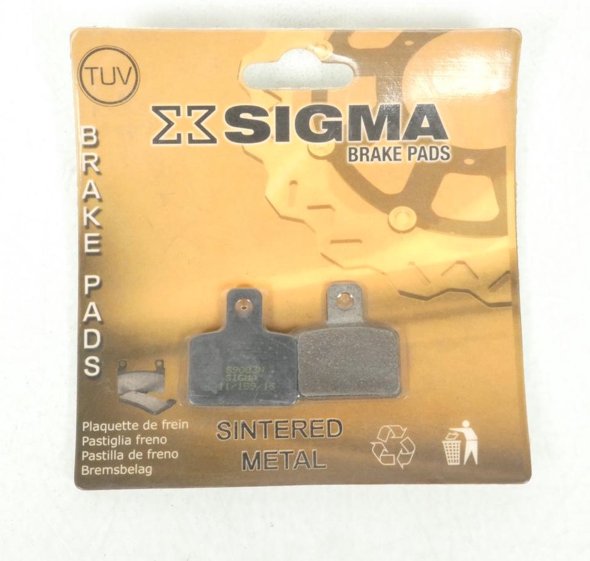 Plaquette de frein Sigma pour Moto Gas gas 125 TXT PRO 2004 à 2018 AR Neuf