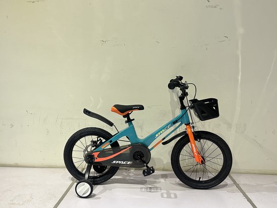 SKYS - kinderfiets van 5 t/m 7 jaar - 18 inch - blauw oranje van SKYS — afbeelding 2