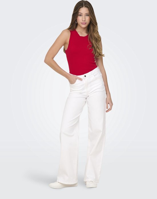 JdY Jdyfelina-Fina Hw Wide Whitejns DNM Noos, wit, denim, S / 30L JdY Jdyfelina-Fina Hw Wide Whitejns DNM Noos, wit, denim, S / 30L