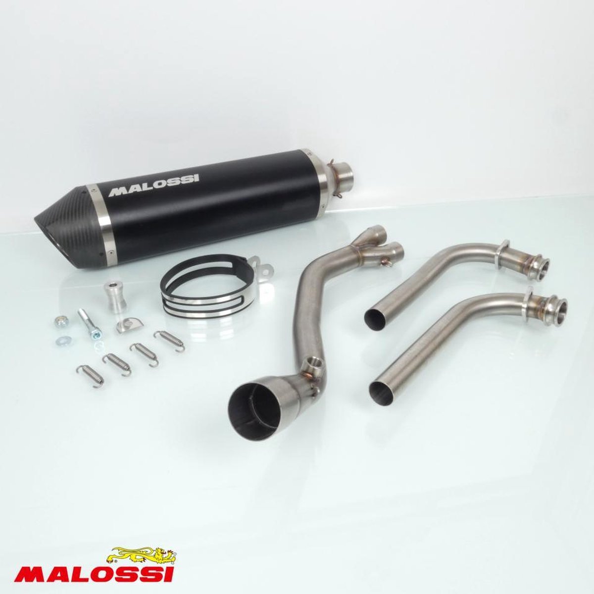 malossi uitlaat voor scooter yamaha 530 tmax 2012 tot 2016 3216407 maxi wild lion / j409e nieuw