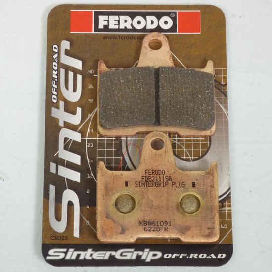 Plaquettes De Frein Ferodo Pour Kawasaki ZR Zephyr 750 (1991-1999) - AVG/AVD/AR, Neuves, Métal Fritté, Garantie 2 Ans