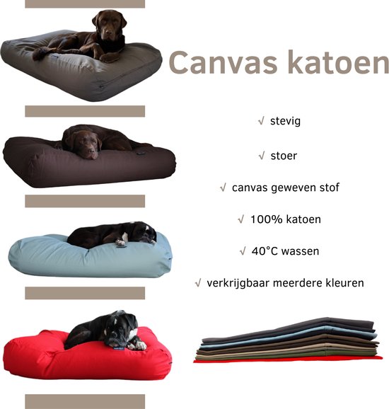 Coussin pour chien Dog's Companion Cover - XS - 55 x 45 cm - Basalte