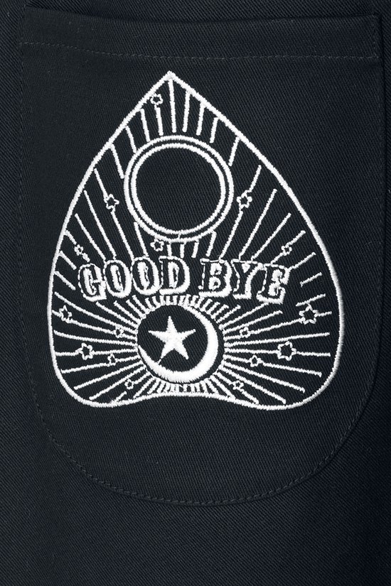 Robe chasuble Hell Bunny Samara Robe Medium-longue noire M