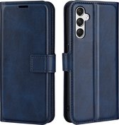 Coverup Deluxe Book Case - Convient pour Samsung Galaxy A05s Case - Blauw