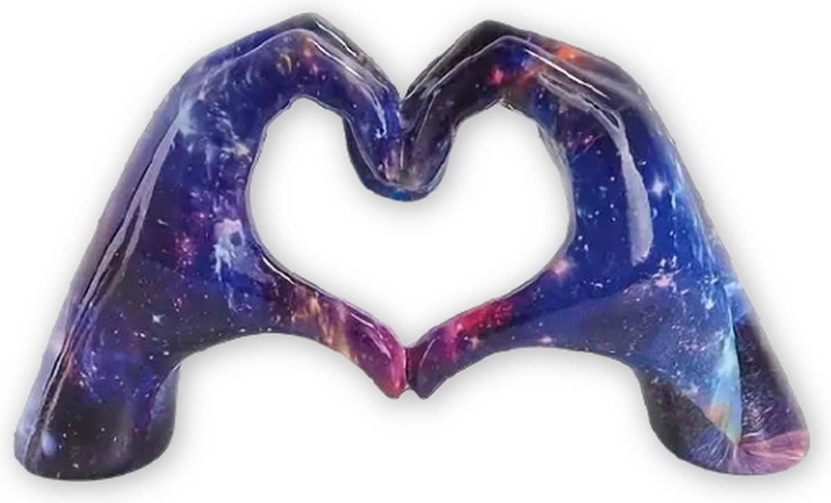 Mauropet® - Love Sign Hands - Space - Ruimte Beeld Sculptuur - Kado - Liefdes teken - UNIEK!