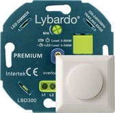 Lybardo - LED Dimmer - Met Afdekplaat - 3-350W - Universeel - Inbouw