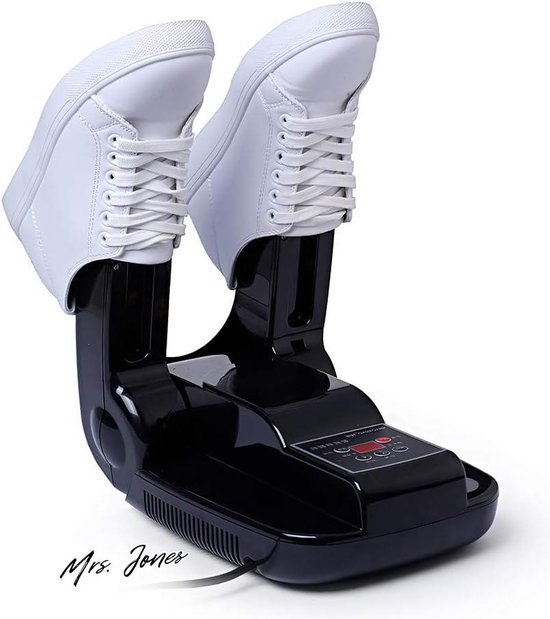Mrs. Jones Portable Electric Shoe Glove Dryer Shoe Warmer with Folding Laundry Rack. bol